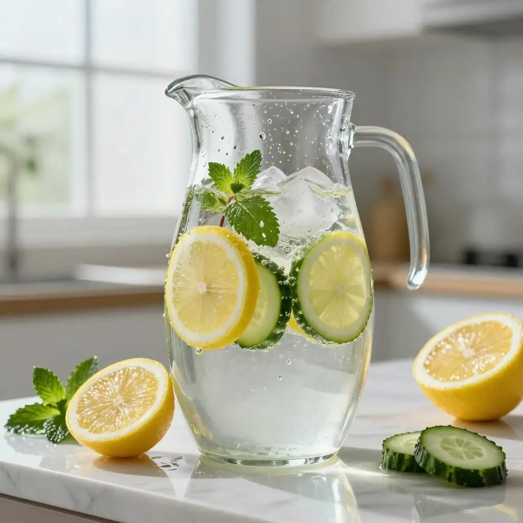 Lemon and Cucumber Detox Water