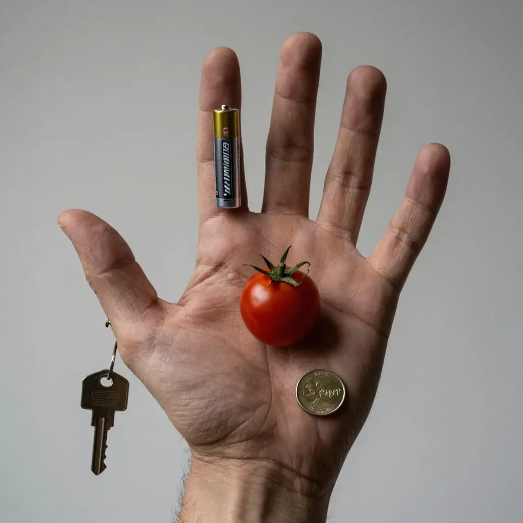 Use Hand Portions and Visual Cues Instead of Exact Numbers